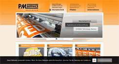 Desktop Screenshot of pm-service.de